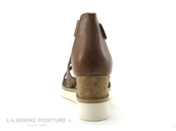 Tamaris 1-28352-26 Cognac - Brides Ajourees - Sandale Talon Compense -Chaussures À La Mode cd24607c73b9e66c561f35ea11d5d5ef img 7080.jpg 156025