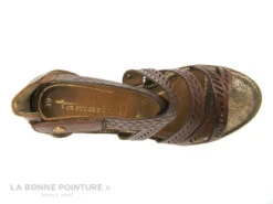 Tamaris 1-28352-26 Cognac - Brides Ajourees - Sandale Talon Compense -Chaussures À La Mode cd24607c73b9e66c561f35ea11d5d5ef img 7082.jpg 156021