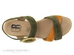 Geo Reino MAGNABE Kaki Orange - Sandale Femme -Chaussures À La Mode cd24607c73b9e66c561f35ea11d5d5ef img 7100.jpg 168175