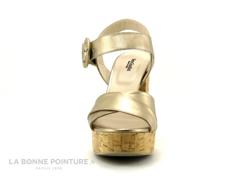 NeroGiardini E218632D - Sandale Plateforme Doree - Talon Haut 4 NeroGiardini E218632D - Sandale Plateforme Doree - Talon Haut – Image 2