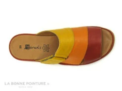 Morans FAFILE Brique Rouge - Orange - Jaune - Mule Reglable -Chaussures À La Mode cd24607c73b9e66c561f35ea11d5d5ef img 7195.jpg 156096