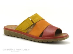 Morans FAFILE Brique Rouge - Orange - Jaune - Mule Reglable -Chaussures À La Mode cd24607c73b9e66c561f35ea11d5d5ef img 7196.jpg 156095