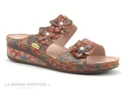 Laura Vita JACDISO 06 Rouge - Brides Avec Fleurs - Mule Femme -Chaussures À La Mode cd24607c73b9e66c561f35ea11d5d5ef img 7229.jpg 168349