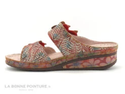 Laura Vita JACDISO 06 Rouge - Brides Avec Fleurs - Mule Femme -Chaussures À La Mode cd24607c73b9e66c561f35ea11d5d5ef img 7231.jpg 168346