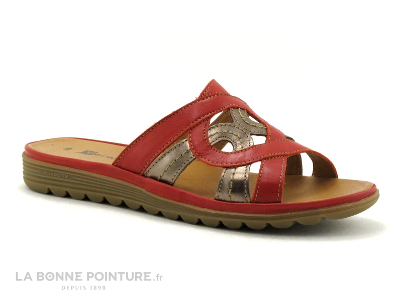Morans FALEPA Rouge Bronze - Mule Femme 3 Morans FALEPA Rouge Bronze - Mule Femme