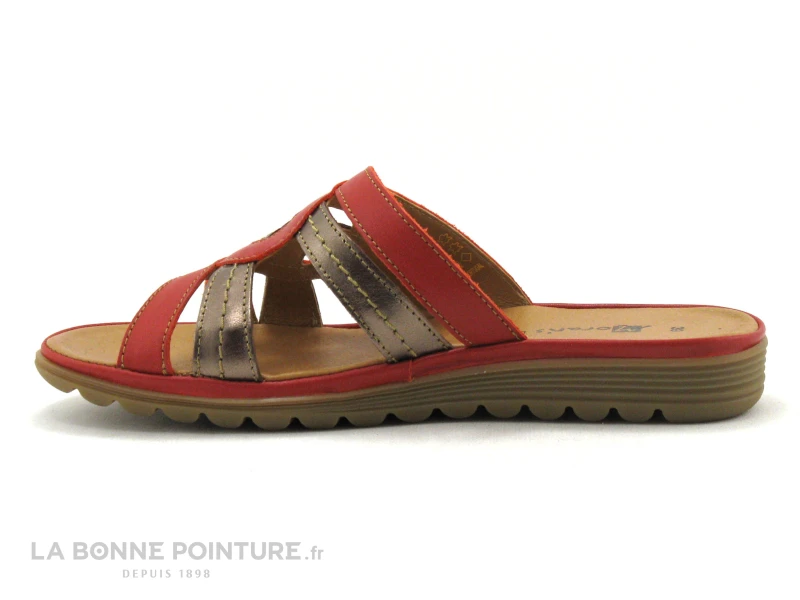 Morans FALEPA Rouge Bronze - Mule Femme 4 Morans FALEPA Rouge Bronze - Mule Femme – Image 2