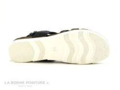 Marco Tozzi 2-28410-20 Noir Argent - Sandale Plate Femme -Chaussures À La Mode cd24607c73b9e66c561f35ea11d5d5ef img 7294.jpg 180528