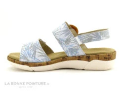 Remonte R6853-92 - Blanc - Bleu - Sandale Femme Avec Velcro 11 Remonte R6853-92 - Blanc - Bleu - Sandale Femme Avec Velcro -Chaussures À La Mode cd24607c73b9e66c561f35ea11d5d5ef img 7309.jpg 180502