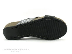 Fly Flot FLANCA Noir - Ecailles Argent - Mule Anatomique Femme -Chaussures À La Mode cd24607c73b9e66c561f35ea11d5d5ef img 7512.jpg 156453