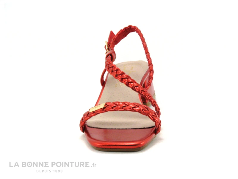 LPB Les Petites Bombes FLORENCIA - Rouge Metal - Sandale Femme 4 LPB Les Petites Bombes FLORENCIA - Rouge Metal - Sandale Femme – Image 2
