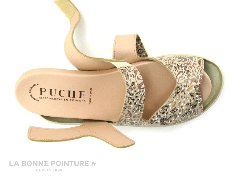 Puche 6927 Sandy Beige - Sandale Femme Avec 3 Scratches 7 Puche 6927 Sandy Beige - Sandale Femme Avec 3 Scratches – Image 5
