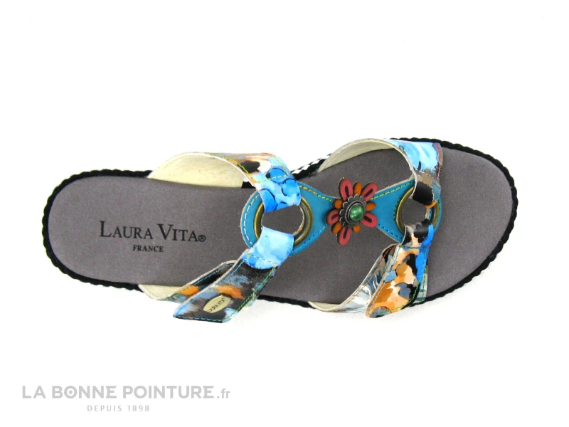 Laura Vita JACINEO 0323 Bleu - Mule Reglable Femme 8 Laura Vita JACINEO 0323 Bleu - Mule Reglable Femme – Image 6