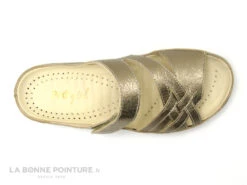 Pedi Girl CLOW Fumo - Mule Confort Femme - Bronze Metal -Chaussures À La Mode cd24607c73b9e66c561f35ea11d5d5ef img 7673.jpg 156606