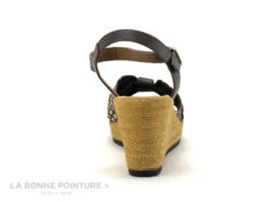 Tamaris 1-28346-20 Chocolate-Dots - Nu-pieds Talon Compense -Chaussures À La Mode cd24607c73b9e66c561f35ea11d5d5ef img 7742.jpg 181084