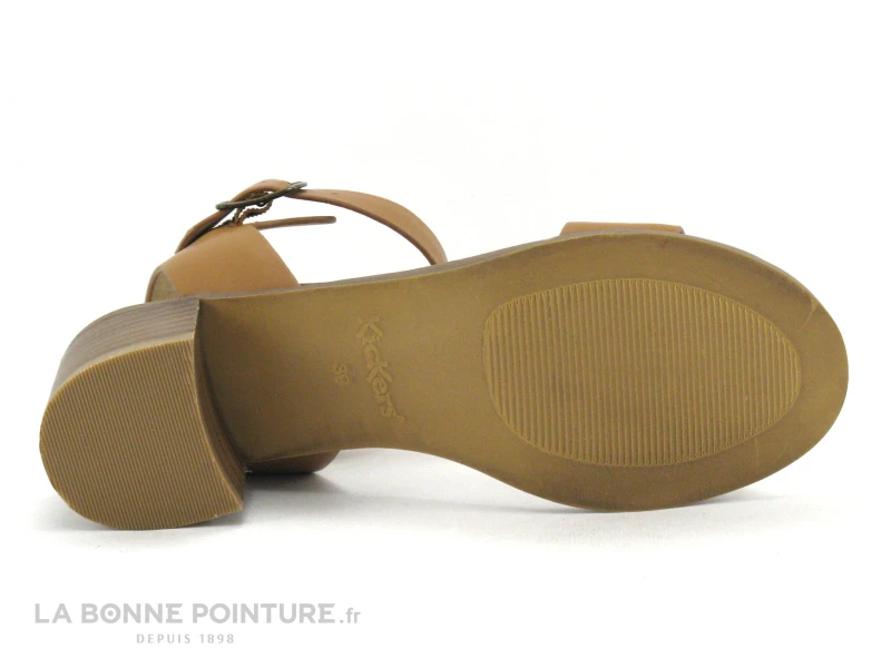 Kickers VOLOU Camel 560351-50 - Sandale Femme Talon Large 9 Kickers VOLOU Camel 560351-50 - Sandale Femme Talon Large – Image 7