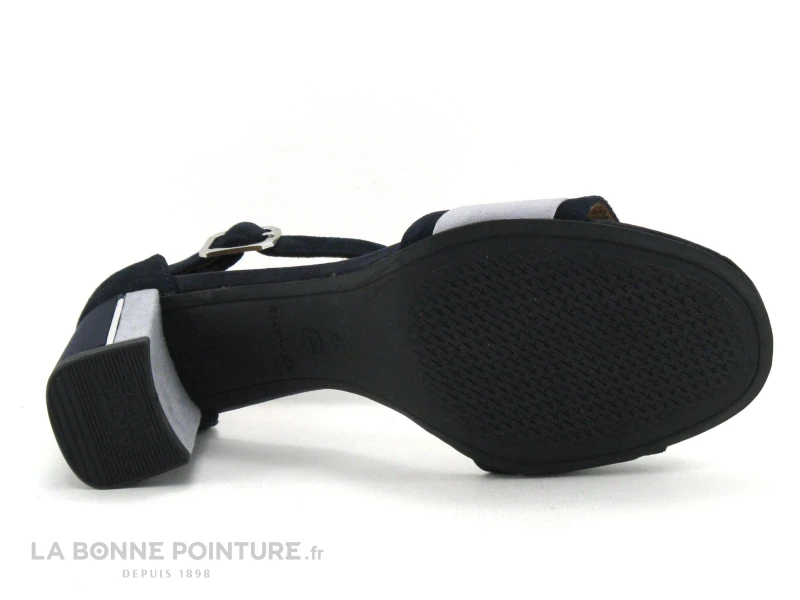 Tamaris 1-28379-28 Navy Lt Blue - Sandale Talon Haut - Bride Cheville 9 Tamaris 1-28379-28 Navy Lt Blue - Sandale Talon Haut - Bride Cheville – Image 7