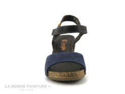 Jungla 7683 Bleu Marine - Marron - Sandale A Talon Epais -Chaussures À La Mode cd24607c73b9e66c561f35ea11d5d5ef img 8087.jpg 181509