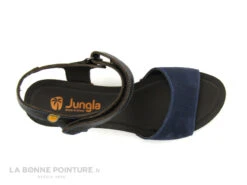 Jungla 7683 Bleu Marine - Marron - Sandale A Talon Epais -Chaussures À La Mode cd24607c73b9e66c561f35ea11d5d5ef img 8091.jpg 181514