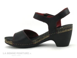 Jungla 7679 - Sandale Femme Cuir Noir - Petit Talon -Chaussures À La Mode cd24607c73b9e66c561f35ea11d5d5ef img 8168.jpg 169693