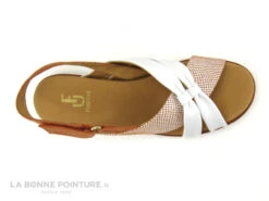 Fugitive KIM Orange - Blanc - Brides Croisees - Sandale Femme -Chaussures À La Mode cd24607c73b9e66c561f35ea11d5d5ef img 8199.jpg 169374