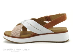 Fugitive KIM Orange - Blanc - Brides Croisees - Sandale Femme -Chaussures À La Mode cd24607c73b9e66c561f35ea11d5d5ef img 8202.jpg 169371