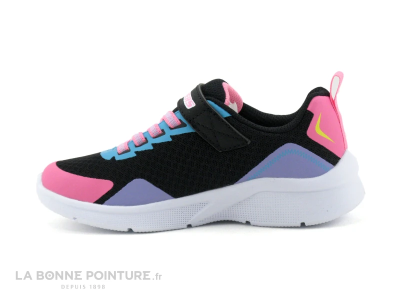 Skechers 302348L Microspec Bright Retros - Noir - Multi - Basket Fille 5 Skechers 302348L Microspec Bright Retros - Noir - Multi - Basket Fille – Image 3