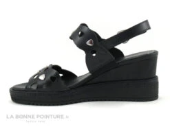 Tamaris 1-28331-26 001 Black - Sandale Noire Talon Compense -Chaussures À La Mode cd24607c73b9e66c561f35ea11d5d5ef img 8442.jpg 158188