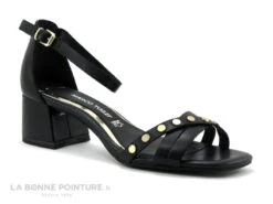 Marco Tozzi Premio - 2-28218-26 Black Antic - Sandale Noire Bride Cheville