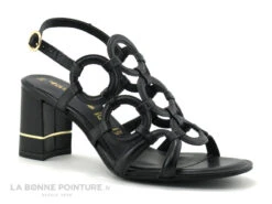 Tamaris 1-28373-26 Black - Cercles - Sandale Noire Talon Haut -Chaussures À La Mode cd24607c73b9e66c561f35ea11d5d5ef img 8778.jpg 158577