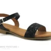 Eva Frutos 3090 Noir Et Paillete - Sandale Plate Femme -Chaussures À La Mode cd24607c73b9e66c561f35ea11d5d5ef img 8852.jpg 182532