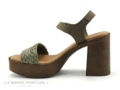 Carla Tortosa 89067 - Sandale Talon Haut Vert Kaki -Chaussures À La Mode cd24607c73b9e66c561f35ea11d5d5ef img 8929.jpg 170311