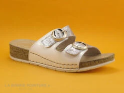 Fly Flot FLETY Blanc - Gris Metal - 2 Brides Reglables - Mule 13 Fly Flot FLETY Blanc - Gris Metal - 2 Brides Reglables - Mule -Chaussures À La Mode cd24607c73b9e66c561f35ea11d5d5ef img 9248.jpg 116460