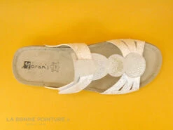 Morans MEMBOISE - Blanc - Gris - Mule Femme Avec Bride A Scratch 10 Morans MEMBOISE - Blanc - Gris - Mule Femme Avec Bride A Scratch -Chaussures À La Mode cd24607c73b9e66c561f35ea11d5d5ef img 9302.jpg 170731