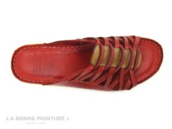 Karyoka DADOU Rouge - Mule Compensee Femme -Chaussures À La Mode cd24607c73b9e66c561f35ea11d5d5ef img 9357.jpg 159117