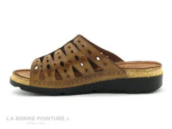 Karyoka IBOU Marron - Mule Femme Cuir Marron -Chaussures À La Mode cd24607c73b9e66c561f35ea11d5d5ef img 9360.jpg 159121