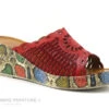 Karyoka GENI BIS Rouge - Semelle Compensee Serpent - Mule Femme -Chaussures À La Mode cd24607c73b9e66c561f35ea11d5d5ef img 9374.jpg 159137