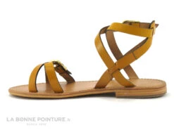 Tropeziennes HEPANA Jaune - Sandale Reglable Femme - Bride Cheville -Chaussures À La Mode cd24607c73b9e66c561f35ea11d5d5ef img 9396.jpg 170859