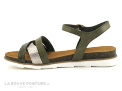 Marco Tozzi 2-28410-28 Olive - Sandale Femme Kaki -Chaussures À La Mode cd24607c73b9e66c561f35ea11d5d5ef img 9470.jpg 170912