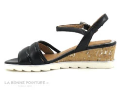 Marco Tozzi Premio 2-28724-28 - Nu-pieds Cuir Noir -Talon Compense -Chaussures À La Mode cd24607c73b9e66c561f35ea11d5d5ef img 9474.jpg 170918