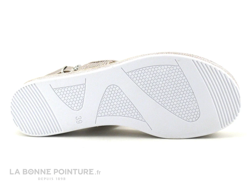 Marco Tozzi 2-28760-28 Rose Metallic - Cercles - Sandale Compensee 9 Marco Tozzi 2-28760-28 Rose Metallic - Cercles - Sandale Compensee – Image 7