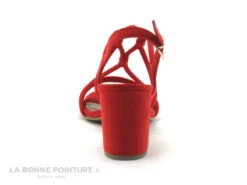 Marco Tozzi 2-28308-28 Red - Sandale Rouge - Talon Large -Chaussures À La Mode cd24607c73b9e66c561f35ea11d5d5ef img 9487.jpg 170933
