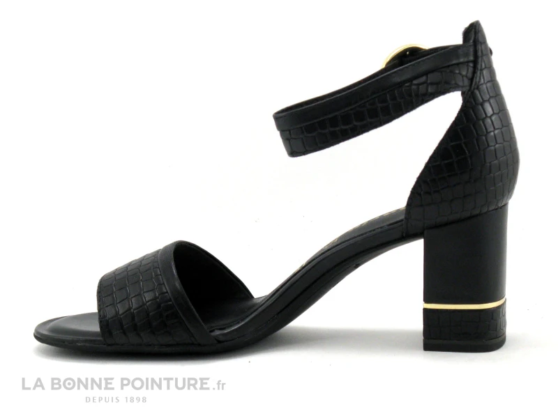Tamaris 1-28379-26 Black Croco - Sandale Talon Haut 5 Tamaris 1-28379-26 Black Croco - Sandale Talon Haut – Image 3