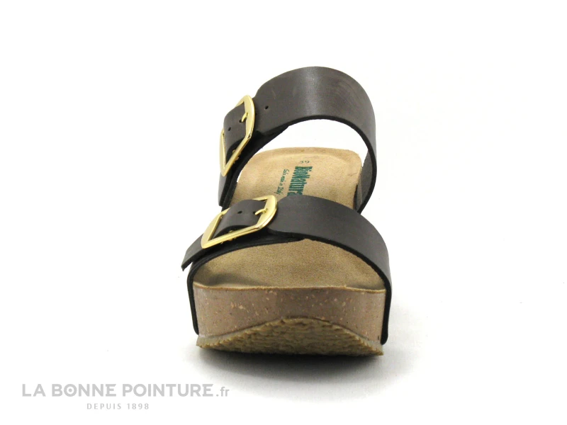 BioNatura 24A2178-I-Goitmo - Mule Cuir Marron Talon Haut Compense 4 BioNatura 24A2178-I-Goitmo - Mule Cuir Marron Talon Haut Compense – Image 2