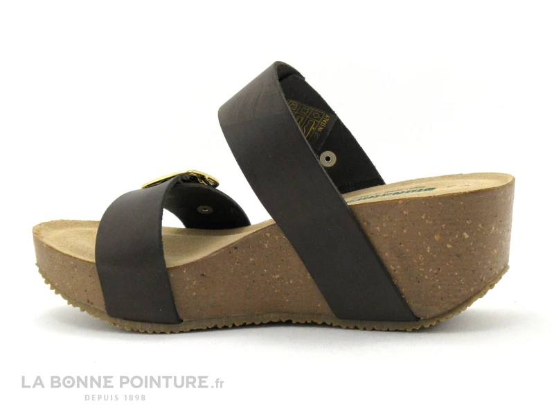 BioNatura 24A2178-I-Goitmo - Mule Cuir Marron Talon Haut Compense 5 BioNatura 24A2178-I-Goitmo - Mule Cuir Marron Talon Haut Compense – Image 3