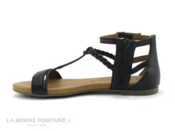 Tamaris 1-28043-26 007 Black Uni - Sandale Plate Femme -Chaussures À La Mode cd24607c73b9e66c561f35ea11d5d5ef img 9679.jpg 159526