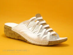 Karyoka DADOU Blanc - Mule Femme - Talon Compense -Chaussures À La Mode cd24607c73b9e66c561f35ea11d5d5ef img 9786.jpg 159649