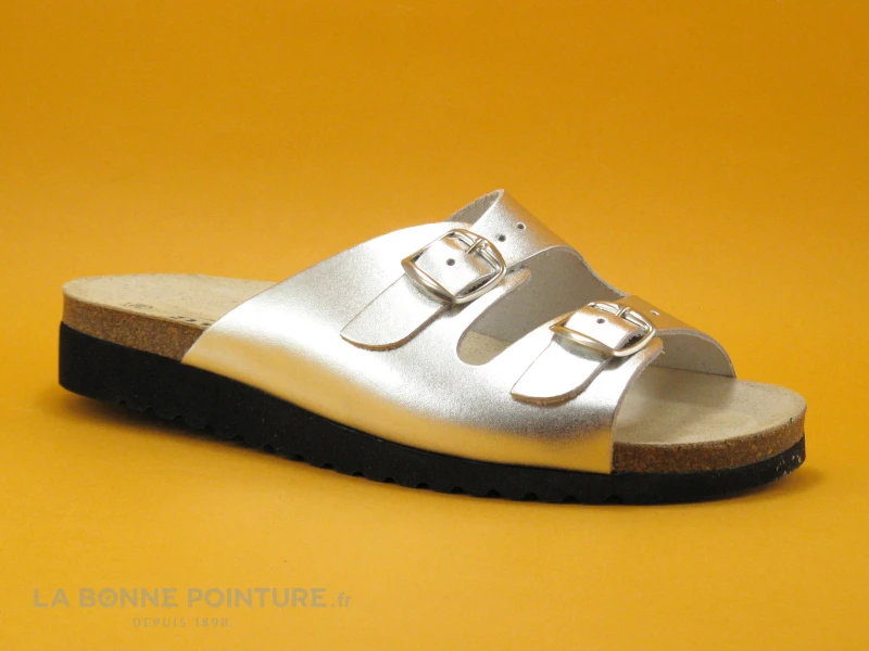 Artika BASQUE Rif Argent - Mule Reglable Femme 3 Artika BASQUE Rif Argent - Mule Reglable Femme