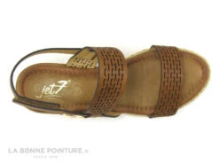 Jet 7 MOLLETE Camel - Sandale Marron - Talon Compense -Chaussures À La Mode cd24607c73b9e66c561f35ea11d5d5ef img 9984.jpg 171455