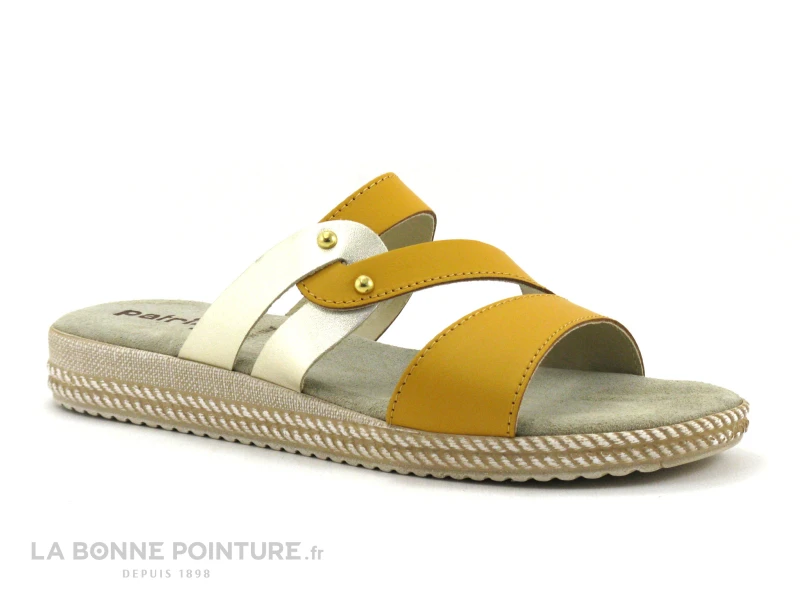 Patrizia Azzi PERCALE Jaune - Platine - Mule Femme 3 Patrizia Azzi PERCALE Jaune - Platine - Mule Femme